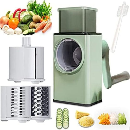 🥦Multifunctional Drum Vegetable Slicer Spiralizer Cutter