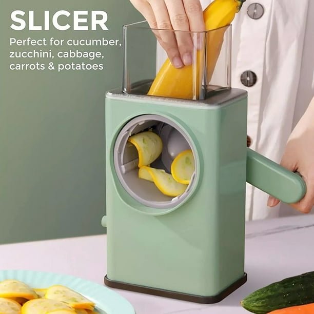 🥦Multifunctional Drum Vegetable Slicer Spiralizer Cutter