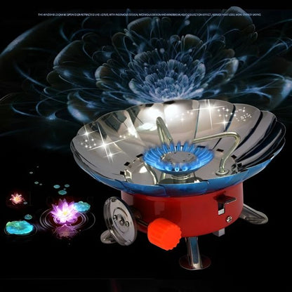 Outdoor Round Windproof Camping Stove